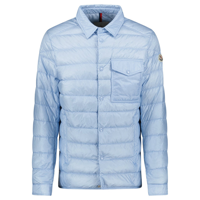 Moncler Tenibres Down Shirt Jacket Sky Blue - Boinclo - Outlet Sale Under Retail