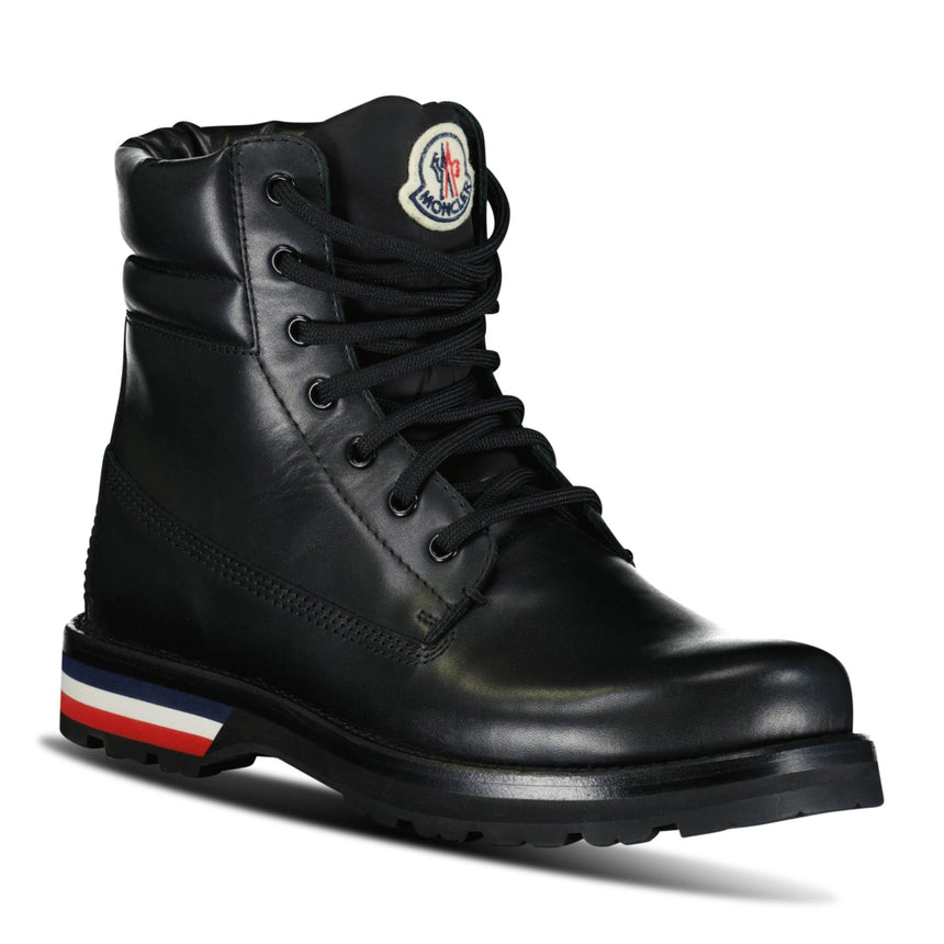 Moncler 'Vancouver' Leather Boots Black - Boinclo ltd - Outlet Sale Under Retail