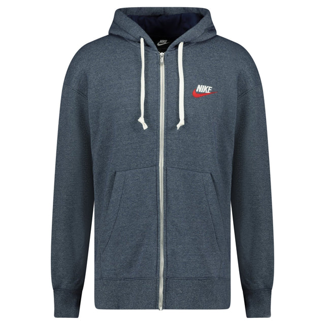 Nike Classic Logo Zip Hooded Sweatshirt Blue - Boinclo ltd - Outlet Sale Under Retail