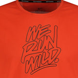 Nike Dri - Fit Breathe "Run Wild" T - Shirt Red - Boinclo ltd - Outlet Sale Under Retail