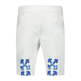 Off - White Blue Metal Arrow Shorts White - Boinclo - Outlet Sale Under Retail