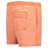 Off - White Bounce Off Sunset Swim Shorts Orange White - Boinclo - Outlet Sale Under Retail