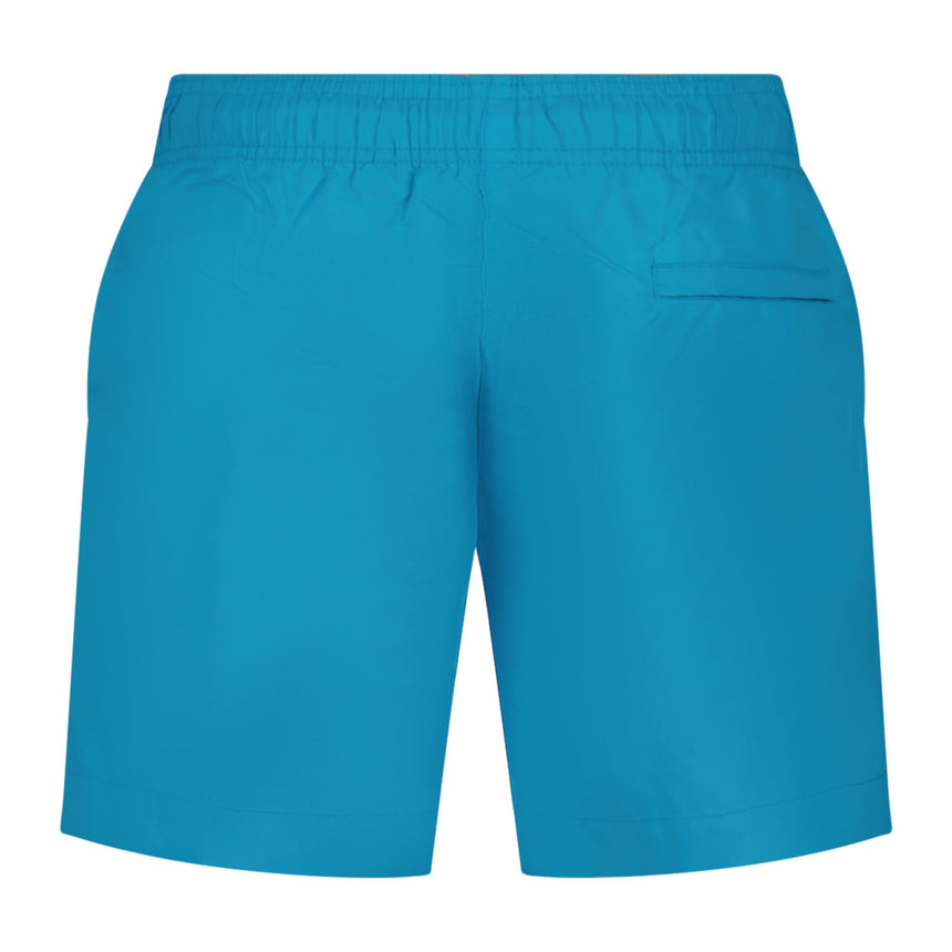 Off - White "Off" Writing Design Swim Shorts Blue - Boinclo - Outlet Sale Under Retail