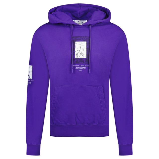 Off - White 'Paint Mirror' Hooded Sweatshirt Purple - Boinclo - Outlet Sale Under Retail