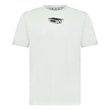 OFF-WHITE 'Seasonal' Graffiti Zine Slim T-Shirt White - Boinclo ltd - Outlet Sale Under Retail