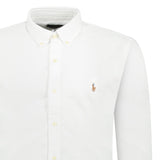 Polo Ralph Lauren Custom Fit Oxford Shirt White - Boinclo - Outlet Sale Under Retail