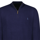 Polo Ralph Lauren Hunter 1/4 Zip Sweater Navy - Boinclo - Outlet Sale Under Retail