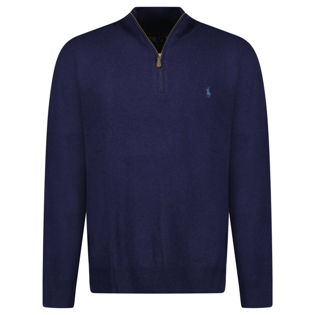 Polo Ralph Lauren Hunter 1/4 Zip Sweater Navy - Boinclo - Outlet Sale Under Retail