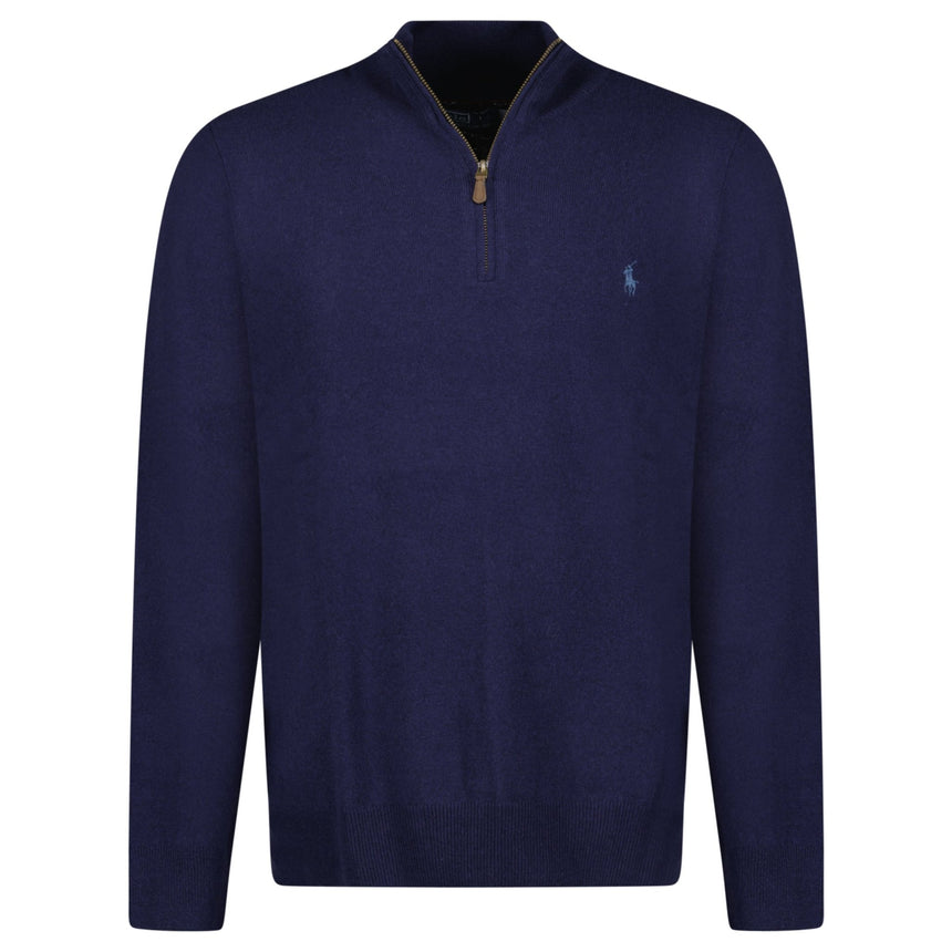 Polo Ralph Lauren Hunter 1/4 Zip Sweater Navy - Boinclo - Outlet Sale Under Retail