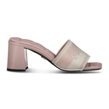 Prada Embroidered Fabric Sandal Heels Pink - Boinclo - Outlet Sale Under Retail