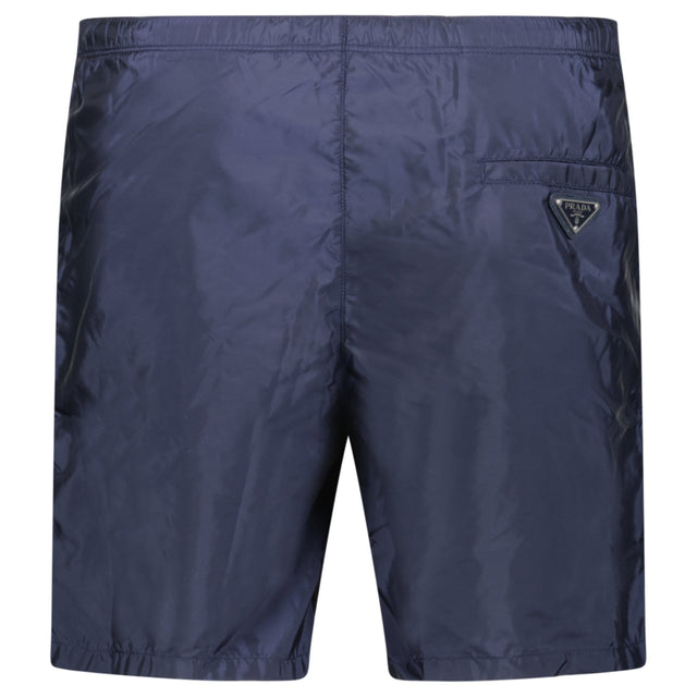 Prada Metal Logo Swim Shorts Navy - Boinclo - Outlet Sale Under Retail