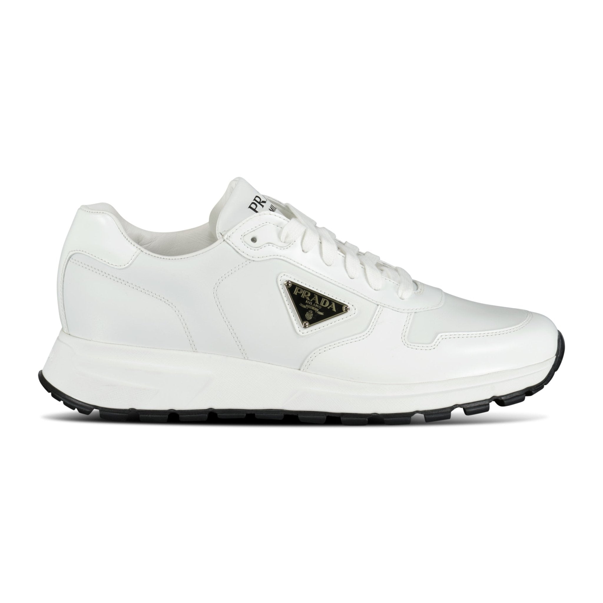 Color variation of Re-Nylon Prax 01 Triangle Logo Trainers White