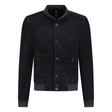 Ruffo Button - Up Suede Jacket Black - Boinclo ltd - Outlet Sale Under Retail