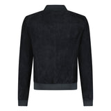 Ruffo Button - Up Suede Jacket Black - Boinclo ltd - Outlet Sale Under Retail