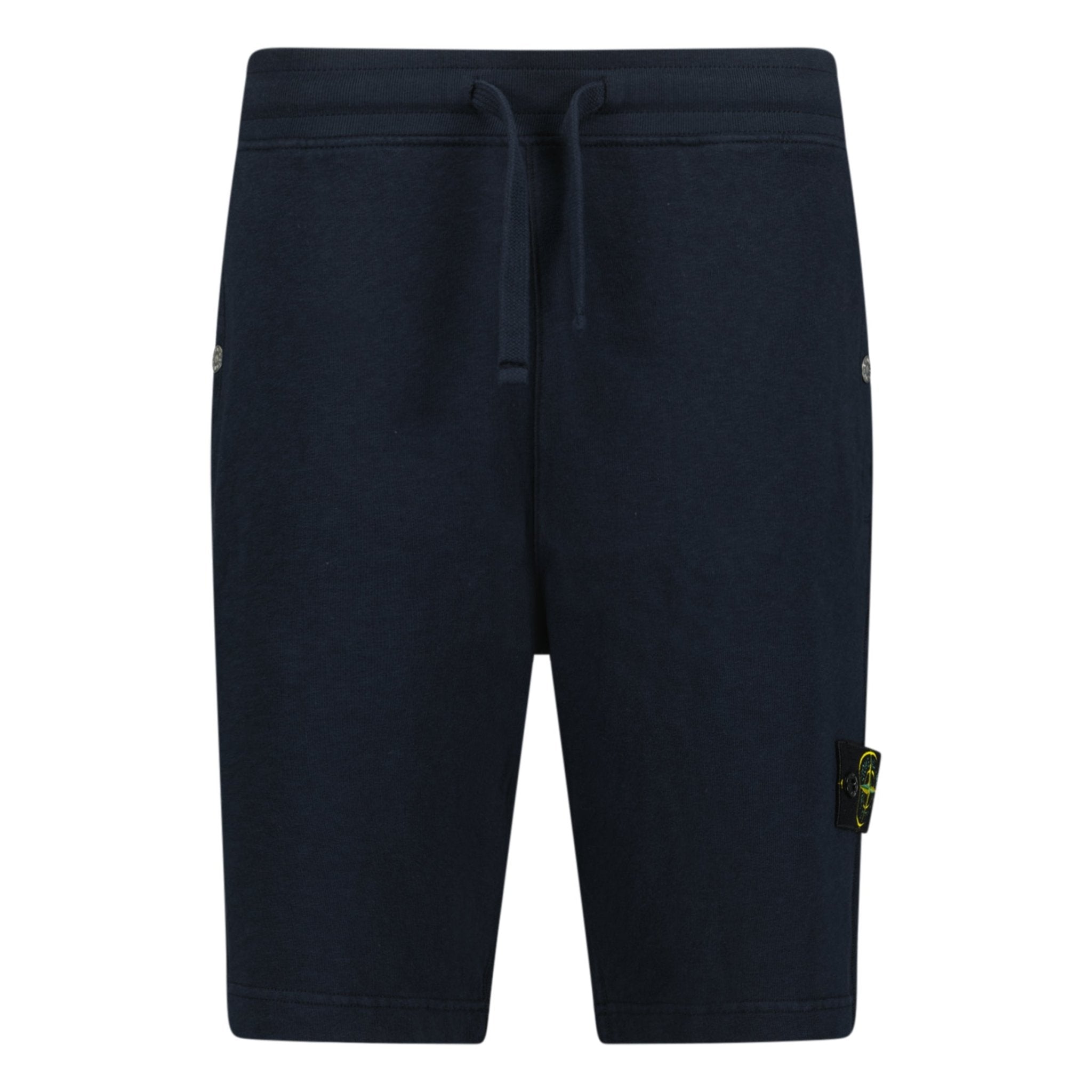 Color variation of Badge Bermuda Sweat Shorts Navy