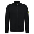 Stone Island Badge Zipped Cotton - Jersey Sweatshirt in Black - Boinclo - Outlet Sale Under Retail