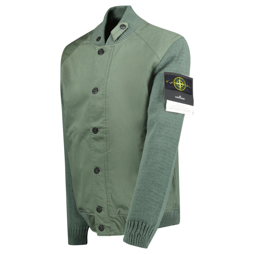 Stone Island Bio Raso Bomber Jacket Green - Boinclo - Outlet Sale Under Retail