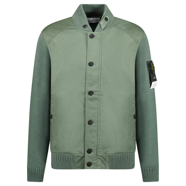 Stone Island Bio Raso Bomber Jacket Green - Boinclo - Outlet Sale Under Retail