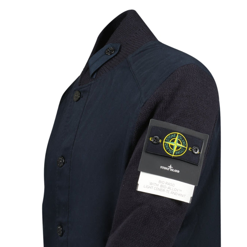 Stone Island Bio Raso Bomber Jacket Navy - Boinclo - Outlet Sale Under Retail