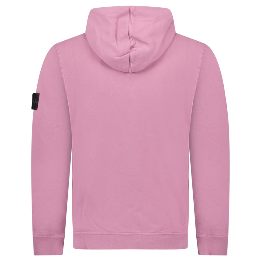 Stone Island Brushed Organic Cotton Hoodie Pink - Boinclo - Outlet Sale Under Retail