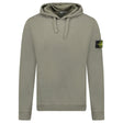 Stone Island Brushed Organic Cotton Hoodie Walnut Brown - Boinclo - Outlet Sale Under Retail