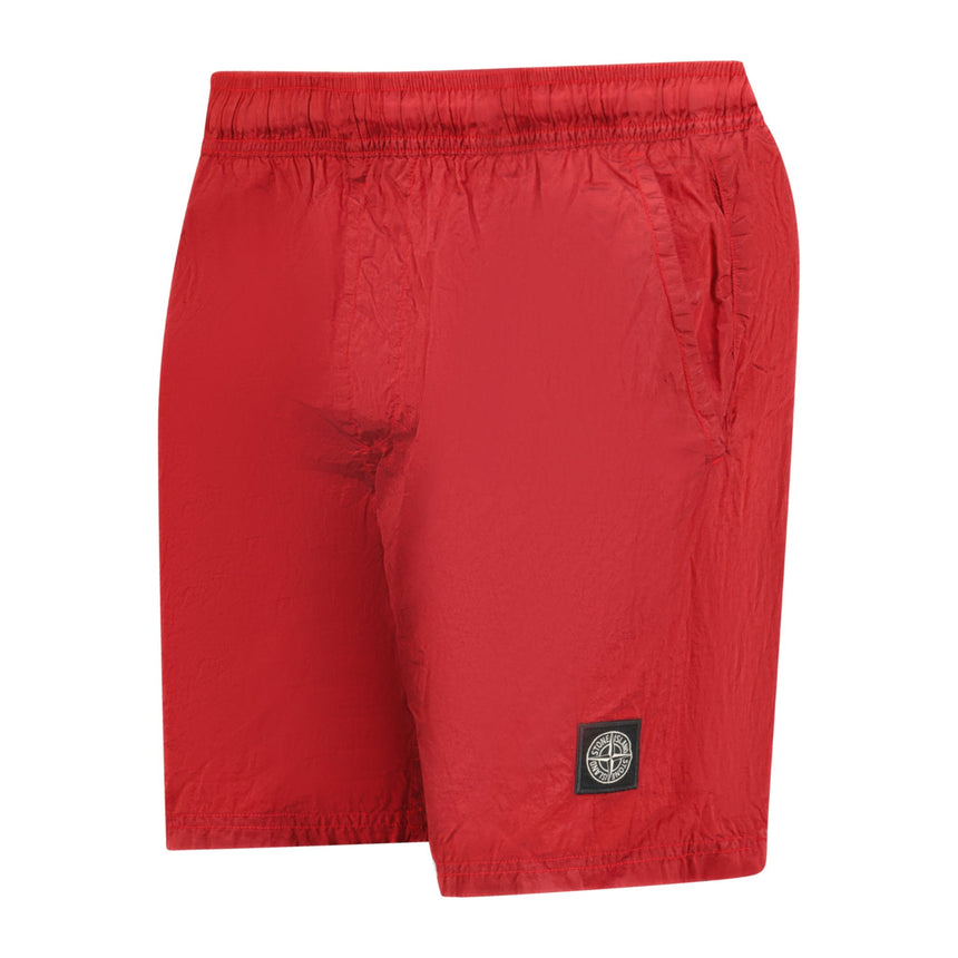 Stone Island Chrome Swim Shorts Red - Boinclo - Outlet Sale Under Retail