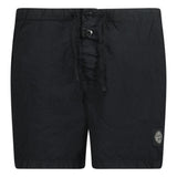 Stone Island Chrome Swim Shorts With Buttons Black - Boinclo - Outlet Sale Under Retail