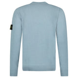 Stone Island Compass - Badge Knit Wool Jumper Green Grey - Boinclo - Outlet Sale Under Retail