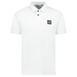 Stone Island Compass Badge Polo T-Shirt Slim Fit White - Boinclo - Outlet Sale Under Retail