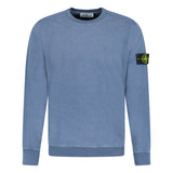 Stone Island Crew Neck Light Sweatshirt Pastel Blue - Boinclo ltd - Outlet Sale Under Retail