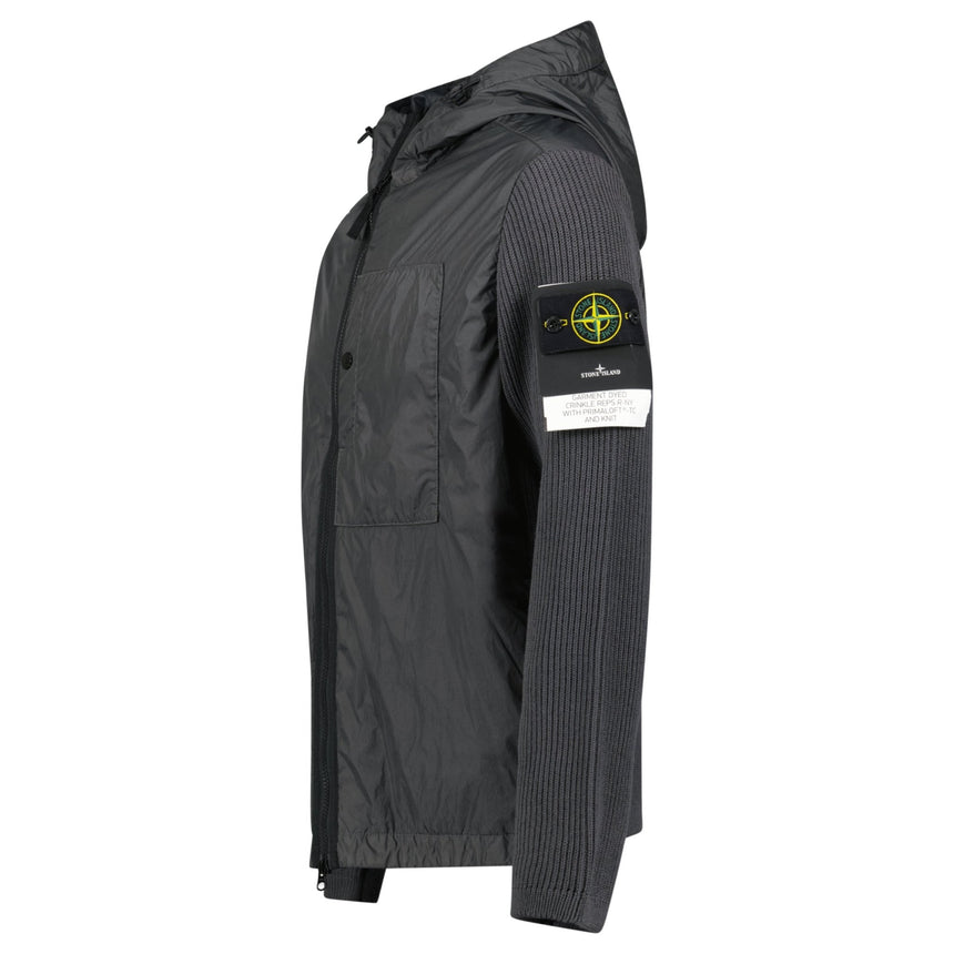 Stone Island Crinkle Reps R - NY Wind Resistant Jacket in Lead Grey - Boinclo - Outlet Sale Under Retail