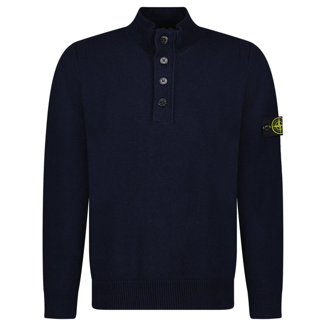 Stone Island Full Zip Up Knit Button Cardigan Navy - Boinclo - Outlet Sale Under Retail