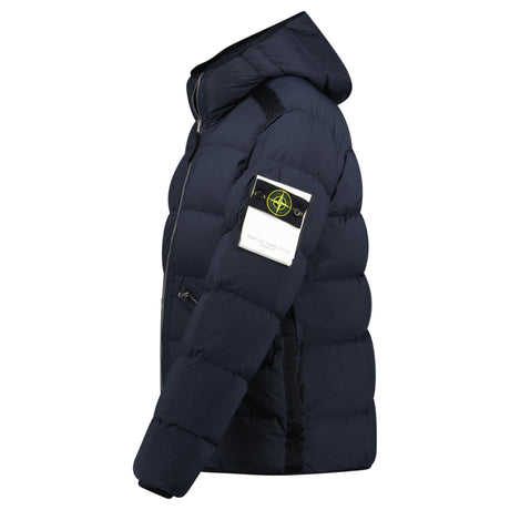 Stone Island Hooded Puffer Jacket In Seamless Tunnel Nylon Navy - Boinclo - Outlet Sale Under Retail