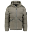 Stone Island Hooded Puffer Jacket In Seamless Tunnel Nylon Walnut Brown - Boinclo - Outlet Sale Under Retail