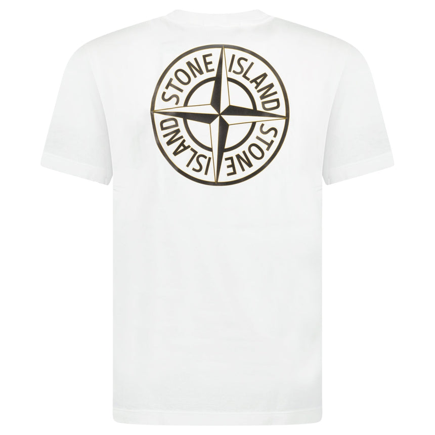 Stone Island Institutional Four T-Shirt White - Boinclo - Outlet Sale Under Retail