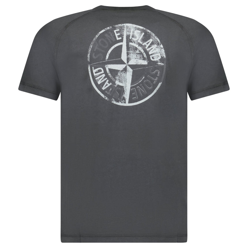 Stone Island Institutional One T-Shirt Charcoal Grey - Boinclo - Outlet Sale Under Retail