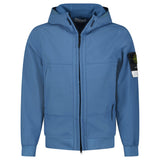 Stone Island Light Soft Shell - R e.dye Jacket in Avio Blue - Boinclo - Outlet Sale Under Retail