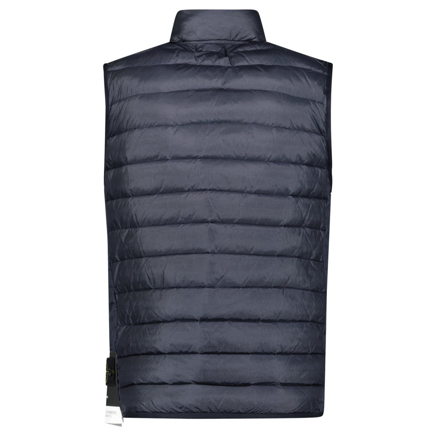 Stone Island Loom Woven Chambers R - Nylon Gilet Navy - Boinclo - Outlet Sale Under Retail