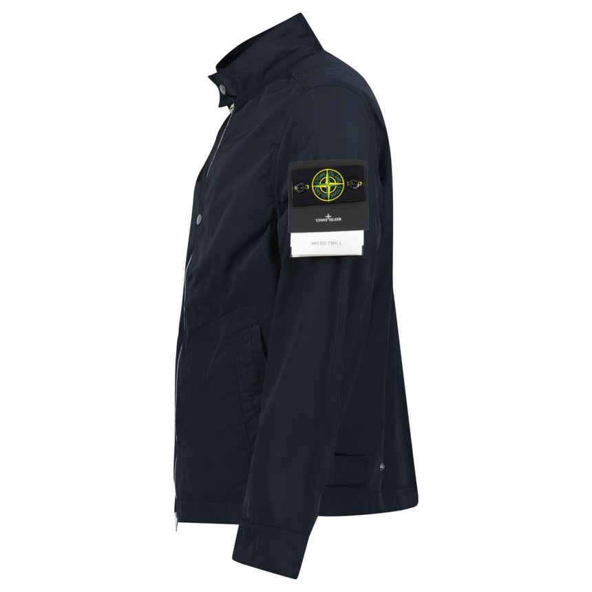 Stone Island Micro Twill Blouson Jacket in Navy - Boinclo - Outlet Sale Under Retail