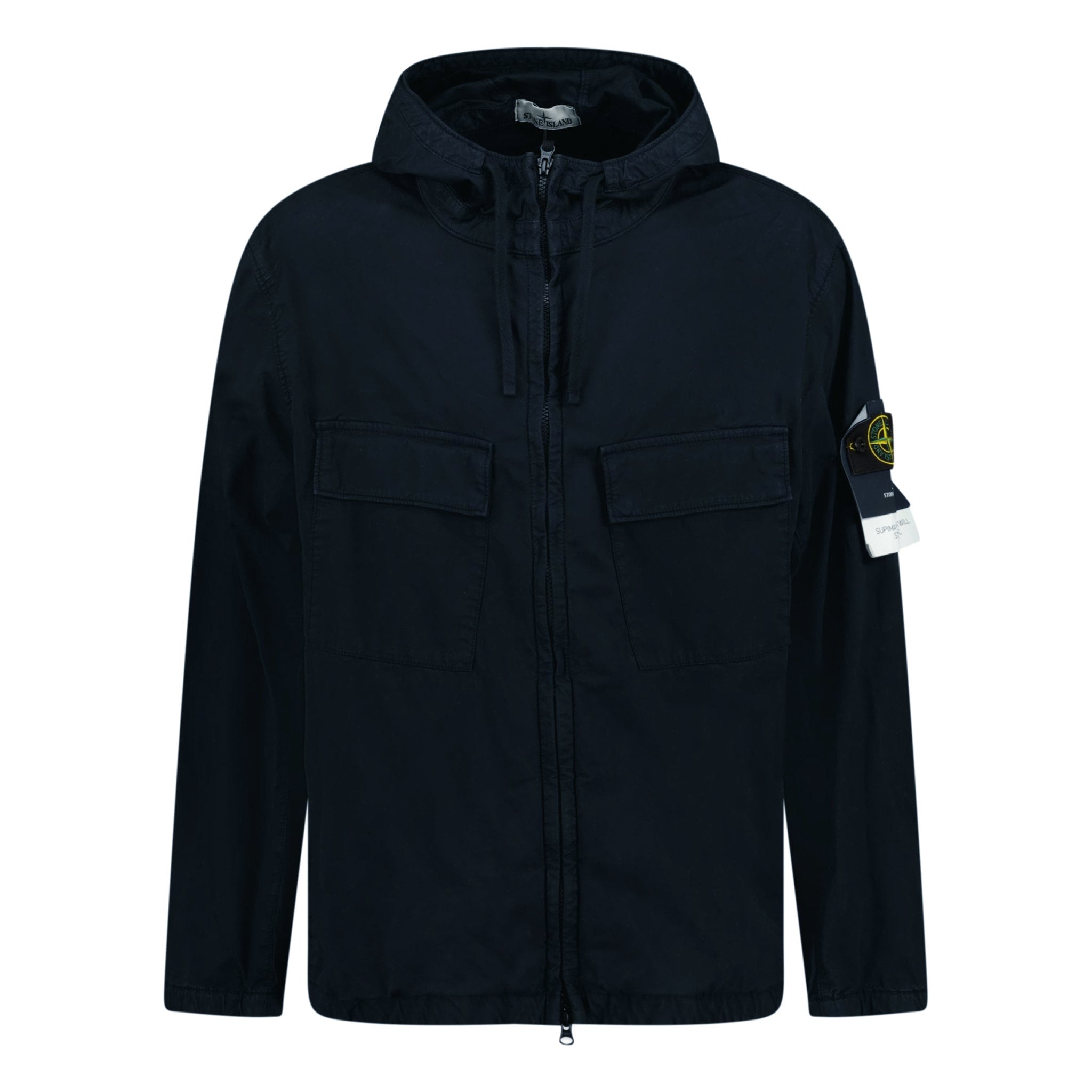 Color variation of Micro Twill Full Zip Hooded Jacket Navy