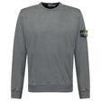 Stone Island Old Effect Crewneck Sweatshirt Charcoal Grey - Boinclo - Outlet Sale Under Retail