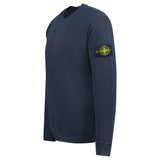 Stone Island Old Effect Crewneck Sweatshirt Navy - Boinclo - Outlet Sale Under Retail