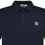 Stone Island Patch Polo T-Shirt Slim Fit Navy - Boinclo ltd - Outlet Sale Under Retail