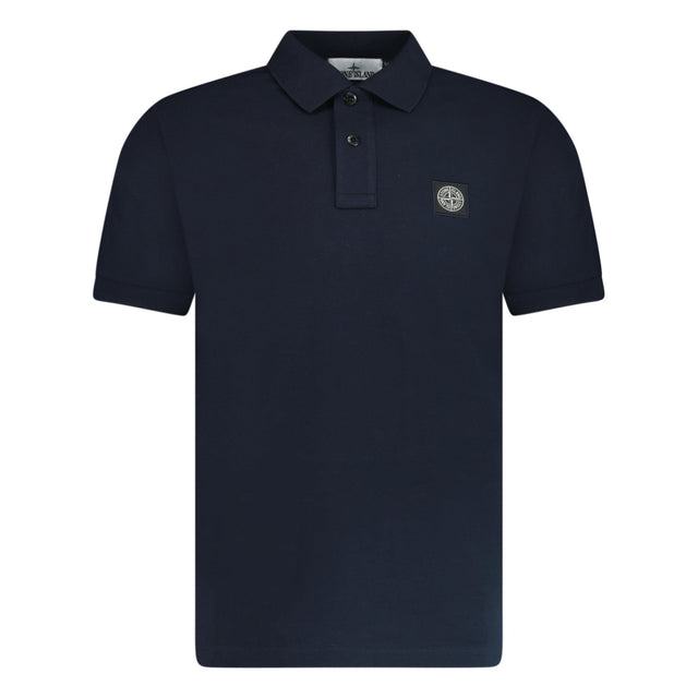 Stone Island Patch Polo T-Shirt Slim Fit Navy - Boinclo ltd - Outlet Sale Under Retail