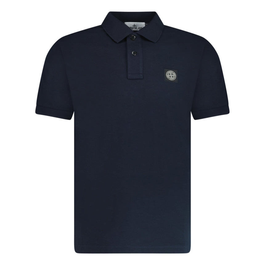 Stone Island Patch Polo T-Shirt Slim Fit Navy - Boinclo ltd - Outlet Sale Under Retail