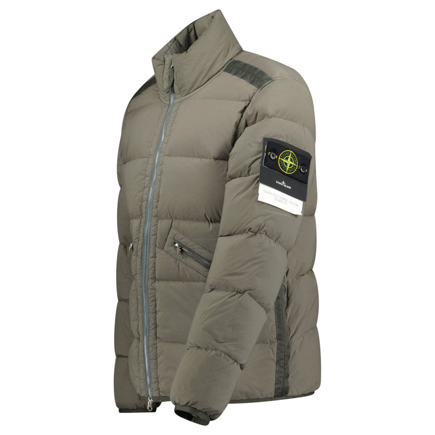 Stone Island Puffer Jacket In Seamless Tunnel Nylon Walnut Brown - Boinclo - Outlet Sale Under Retail