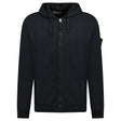 Stone Island Stone Island Zip Hooded Sweatshirt Black - Boinclo - Outlet Sale Under Retail