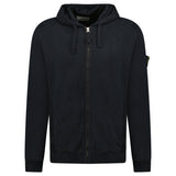 Stone Island Stone Island Zip Hooded Sweatshirt Black - Boinclo - Outlet Sale Under Retail