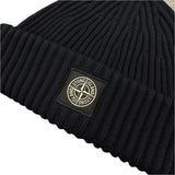 Stone Island Thick Ribbed Wool Beanie Hat Navy - Boinclo - Outlet Sale Under Retail