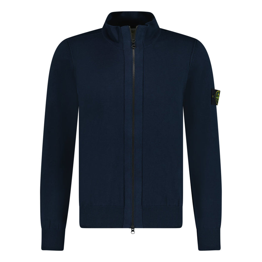 Stone Island Zip-Up Knit Cardigan Navy - Boinclo ltd - Outlet Sale Under Retail